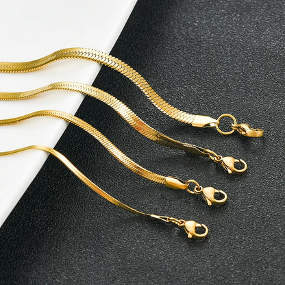 Nandee Golden Snake Blade Necklace