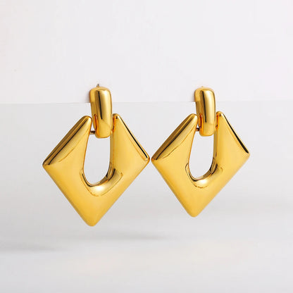 Nandee Creative Golden Hoop Earrings